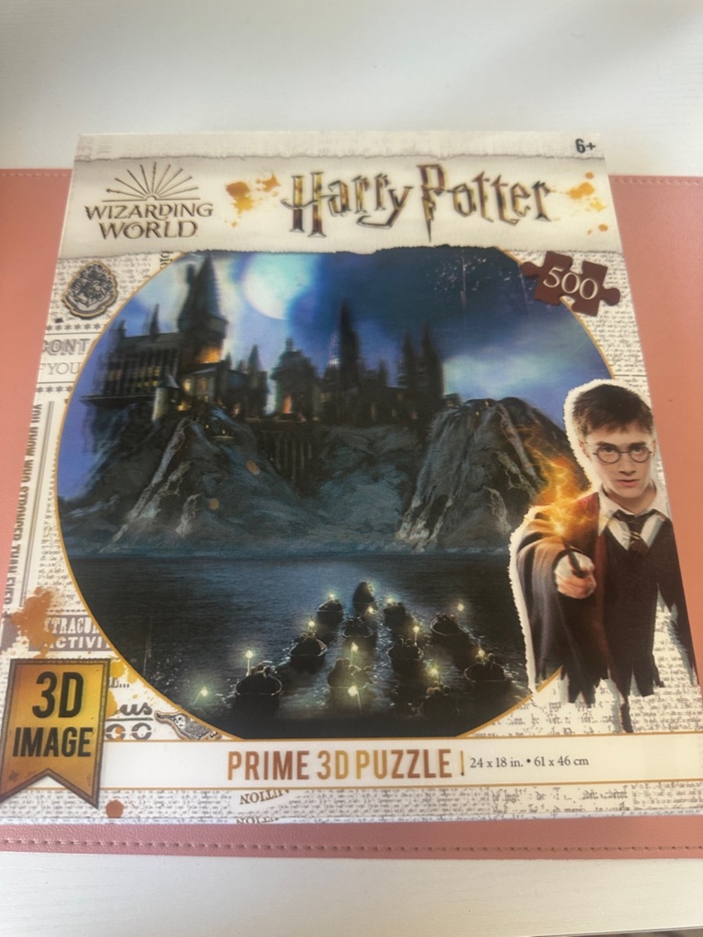 Harry Potter Prime 3D Puzzle - Blue Night Hogwarts (500 pcs)